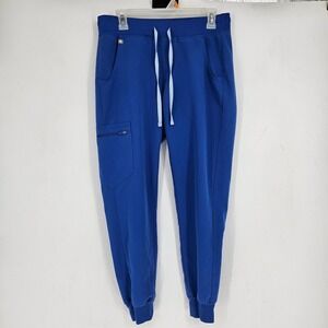 FIGS Zamora Jogger Pants Womens Small Petite Light Blue Technical Scrub Medical